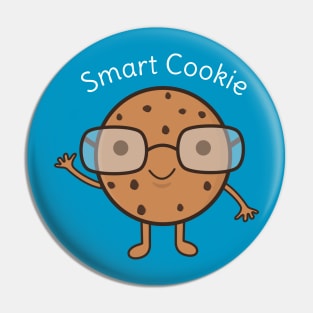 Kawaii nerdy cookie t-shirt Pin