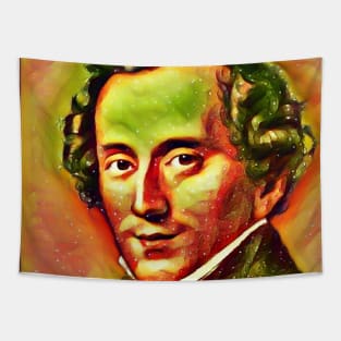 Felix Mendelssohn Snow Portrait | Felix Mendelssohn Artwork 15 Tapestry