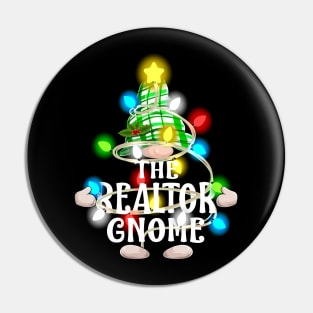 The Realtor Gnome Christmas Matching Family Shirt Pin