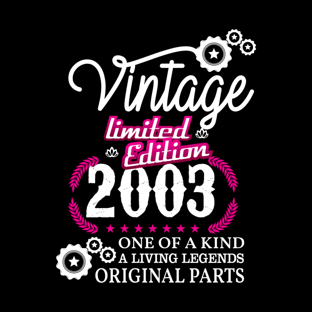 Vintage 2003 Limited Edition by Diannas