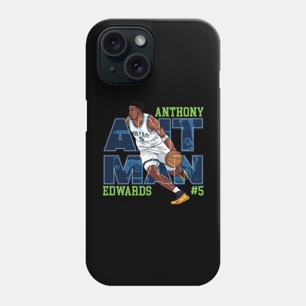 Anthony Edwards Phone Case by lazartemarjun