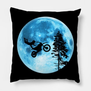 ET Motocross Moon Pillow