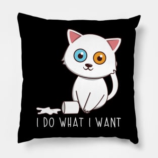 I Do What I Want Pillow