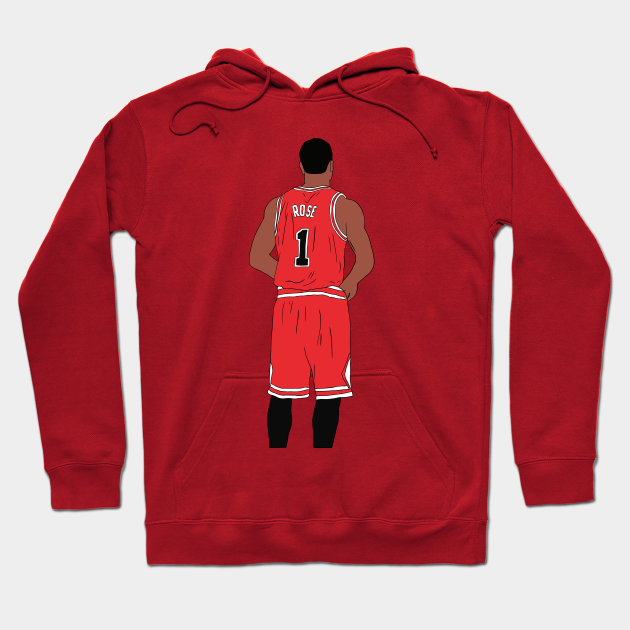 derrick rose red hoodie