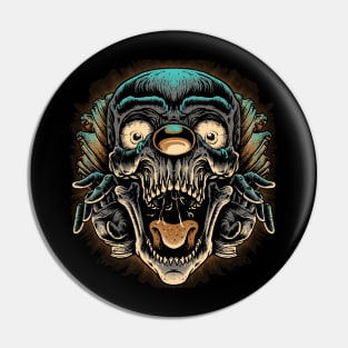 Scary Clown Pin