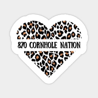 870 Heart Large Font Magnet