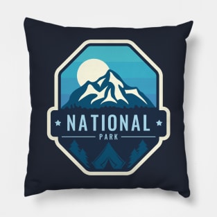 national mountains by trumpkins design Pillow