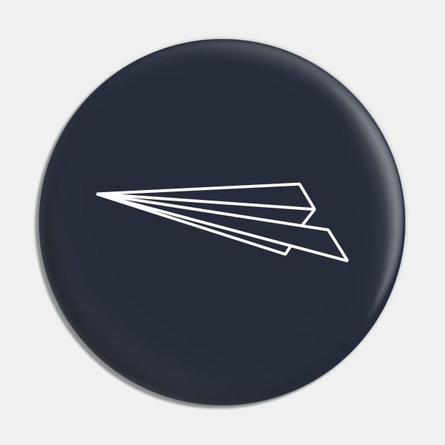 Paper airplane - Take off Pin by vectalex