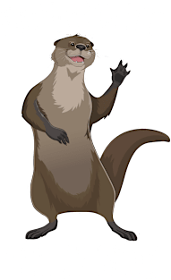 Hello From The Otter Side Magnet