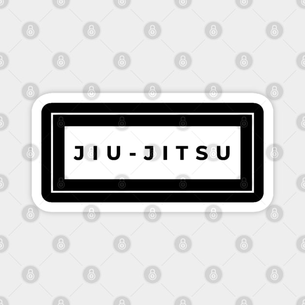 Jiu Jitsu Minimal Design Magnet by HootVault