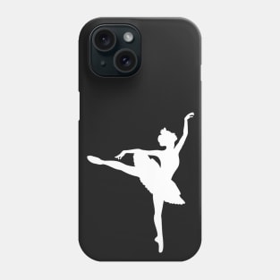 White Ballerina Phone Case