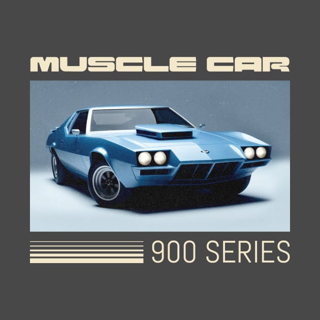 Retro Concept Car Muscle Car Car Lover by Tip Top Tee's