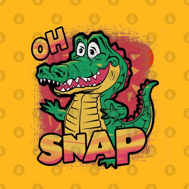 Oh Snap Cartoon Croc by Moulezitouna