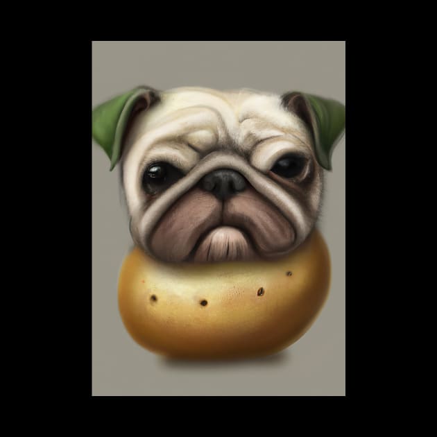 Potato Dog Face by maxcode