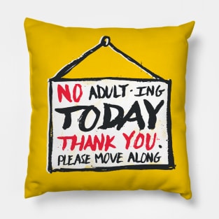 No Thank You Pillow