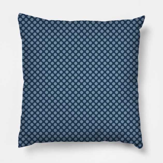 Retro Mustard Blue Modern Pattern Pillow by jodotodesign