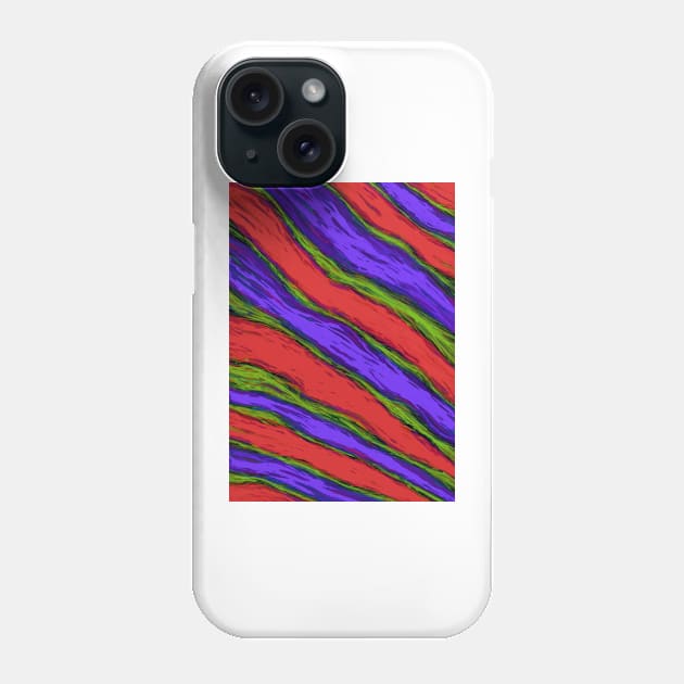 Diagonal striper Phone Case by Keith Mills