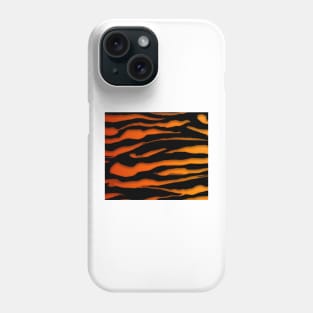 Orange Zebra Phone Case