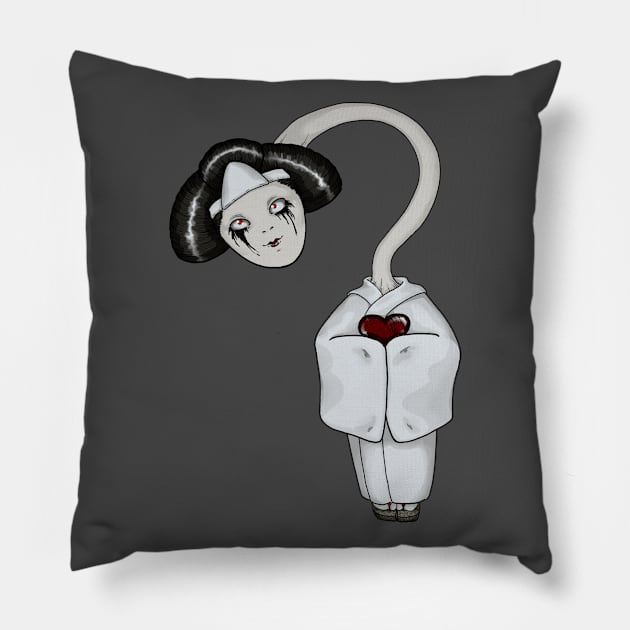 Ghostly Love Pillow by Thedustyphoenix