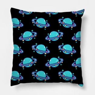 Sparkle Saturn Pattern Pillow