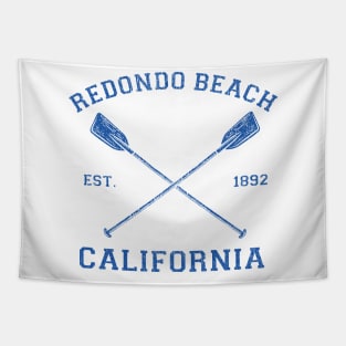 Vintage Redondo Beach Vacation Stuff Tapestry