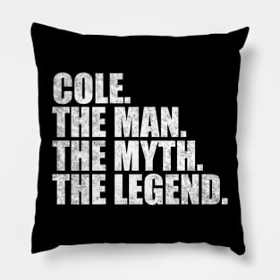 Cole Legend Cole Name Cole given name Pillow