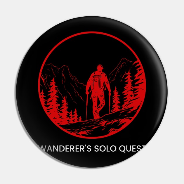 Wanderer's Solo Quest, Solo Traveling, Solo Adventure Pin by InF