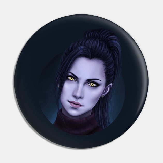 Overwatch - Widowmaker Pin by trixdraws