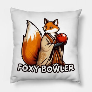 Bowling fox Pillow