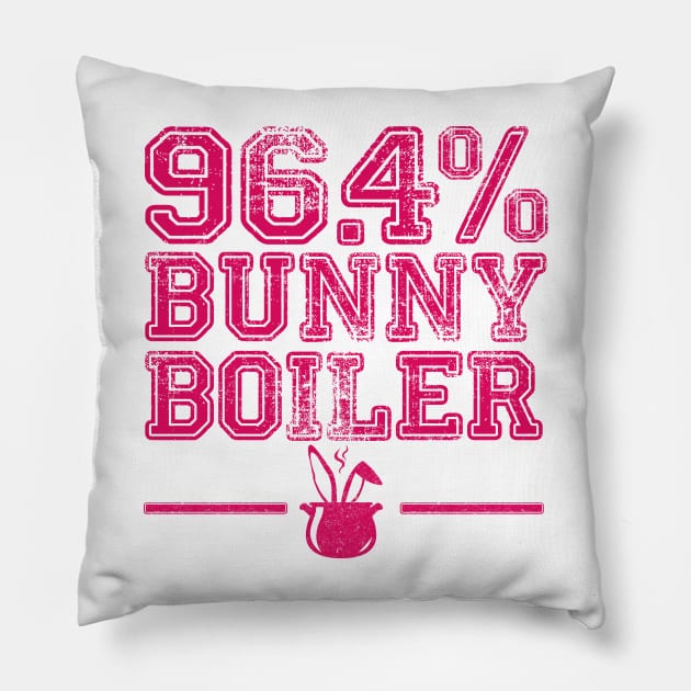 96.4% Bunny Boiler Pillow by BOEC Gear