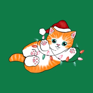 Cute Christmas Kitten T-Shirt