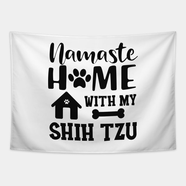 Shih Tzu Dog - Namaste home with my shih tzu Tapestry by KC Happy Shop