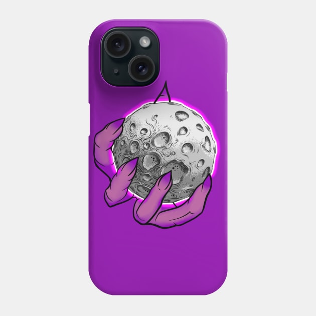 Moon Phone Case by Inkoholic