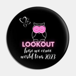 scentsy lookout, here we come, world tour 2023 Pin