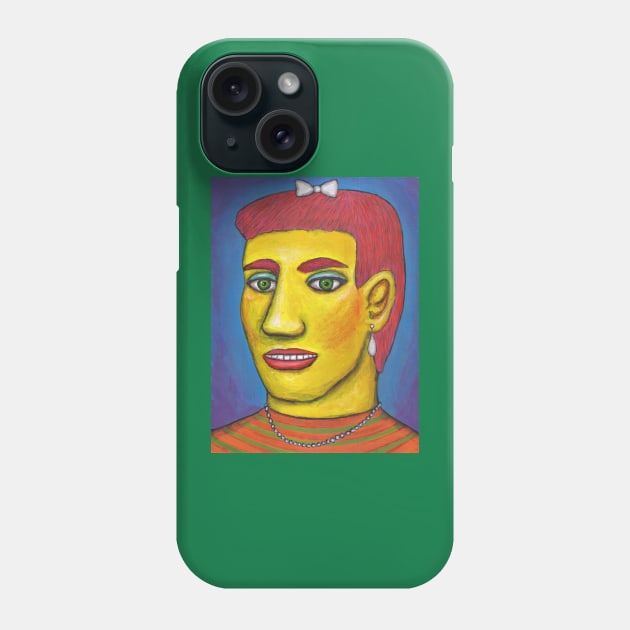 Female Selfportrait Phone Case by Majenye