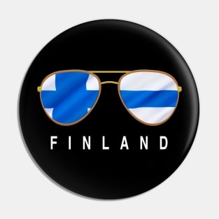 Finland Sunglasses, Finland Flag, Finland gift , Finns , Finnish Pin