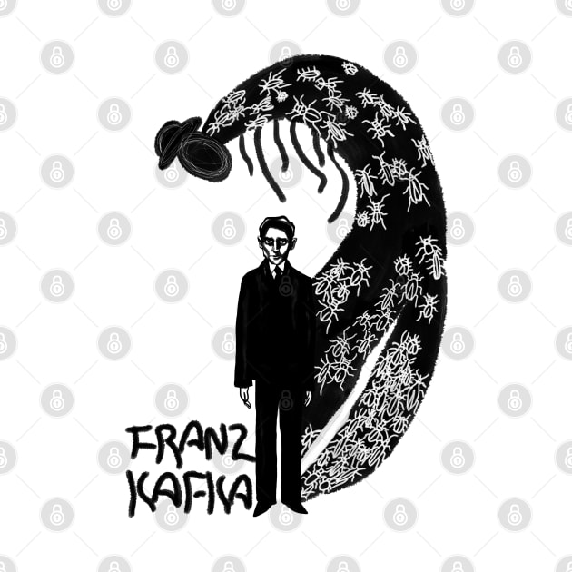 Franz Kafka shadow bugs by HelenaCooper