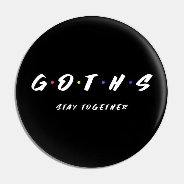 Goths Club Pin by MangoJonesLife