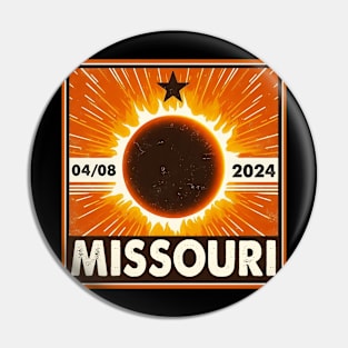 Missouri solar eclipse 2024 Pin