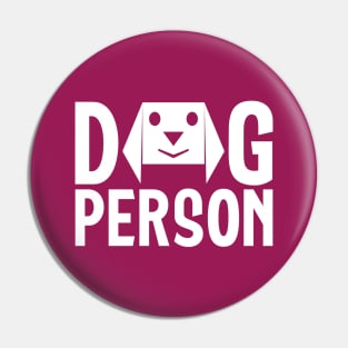 Dog Person Pin