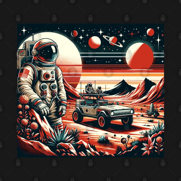 Red Planet Astronaut Rendezvous:  A NASA Martian Safari by Graphic Wonders Emporium