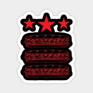 DC Flag Sandwich Parody Magnet