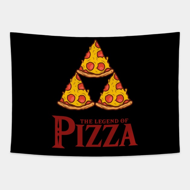 The Legend of Pizza Tapestry by cpt_2013