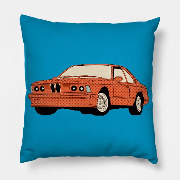 Retro Car Pillow by narekmug