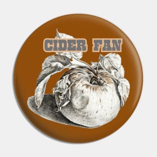 Cider Fan In Classic Retro Vintage Cider Style - Perfect for Gifting! Pin