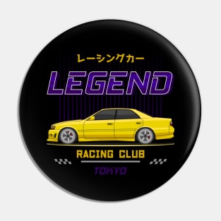 Tuner Yellow Chaser JDM Pin