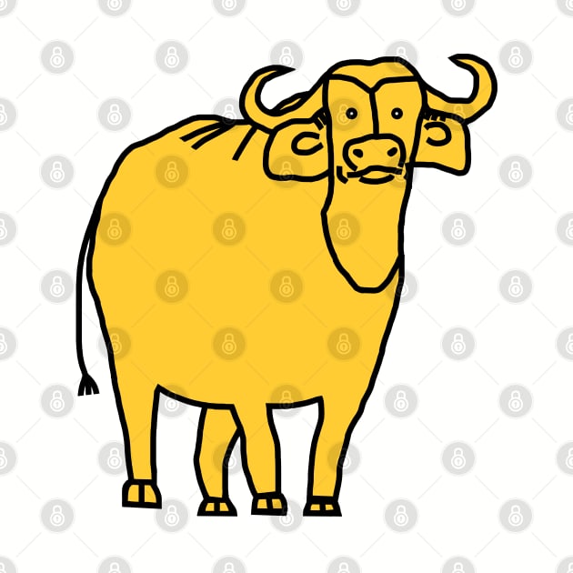 Yellow Ox by ellenhenryart