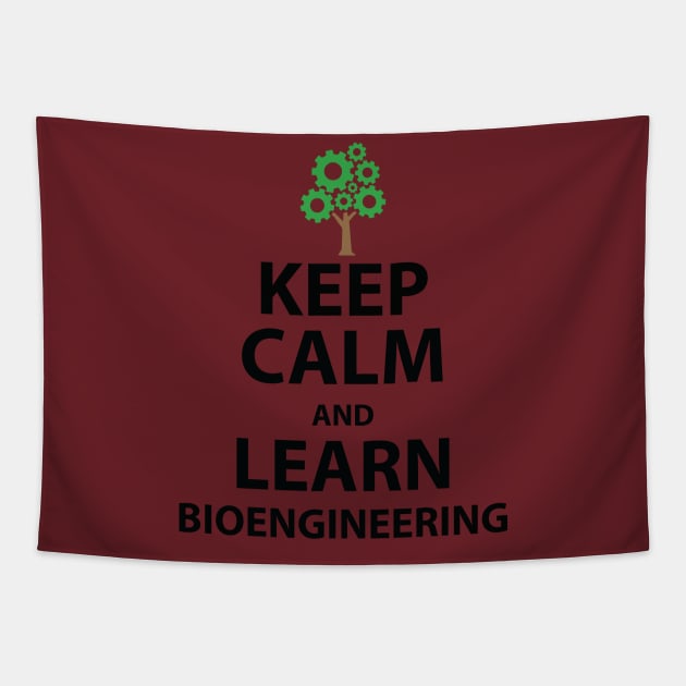 Keep Calm and Learn Bioengineering Tapestry by Underground Cargo