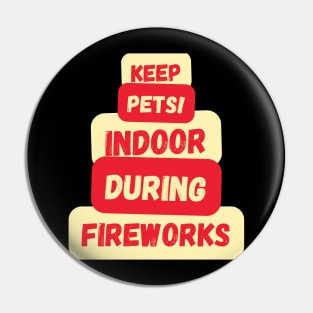 Keep Pets Safe Sticker Pin