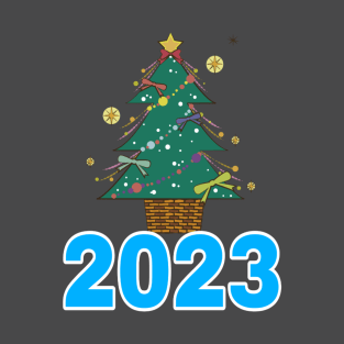 Christmas tree 2023 T-Shirt T-Shirt